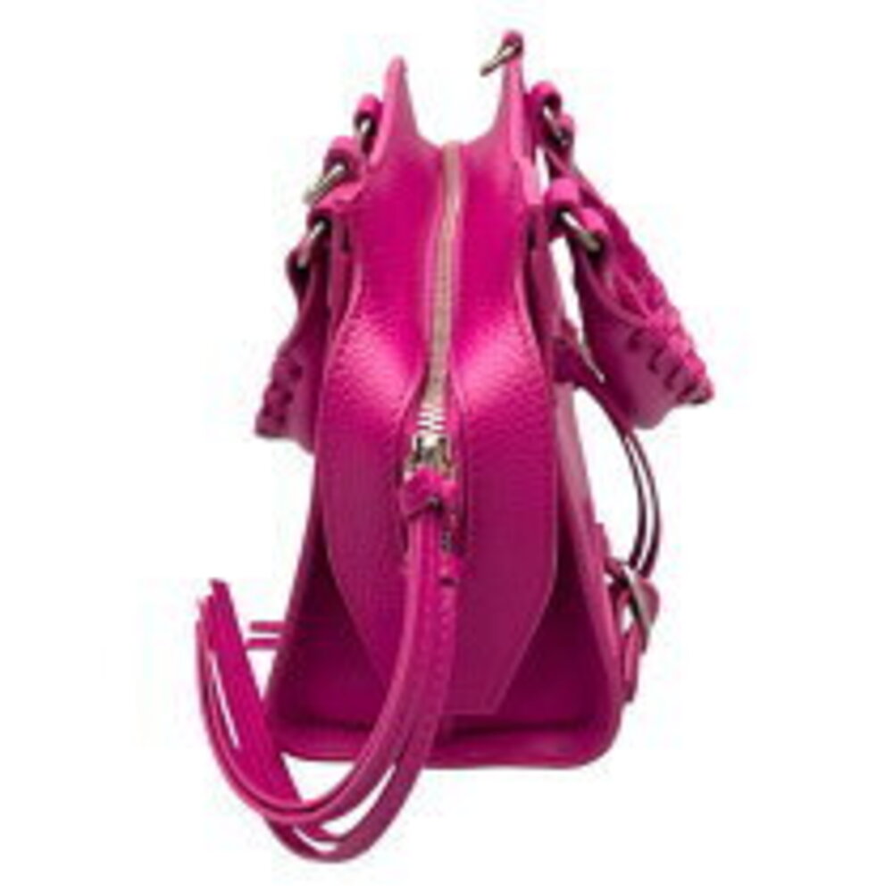 Balenciaga Neo Classic City Purple Leather Shoulder Bag - Picture 3 of 9